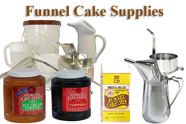 Old Fashioned funnel cake mixes, funnel cake pitchers and funnel cake ...