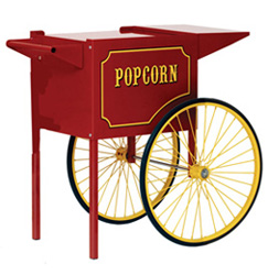 Popcorn machine carts