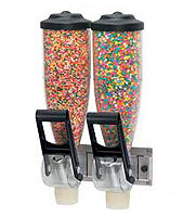 Dry Product Dispensers, One Liter, Two Liters, Singles, Doubles, & Triples